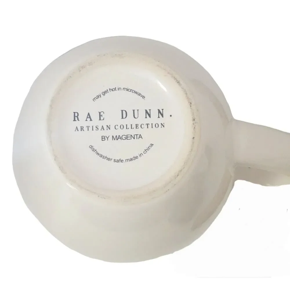 RAE DUNN by Magenta Artisan Collection Easter Egg "HUNT" Coffee Mug Cup 16oz. - Picture 6 of 7